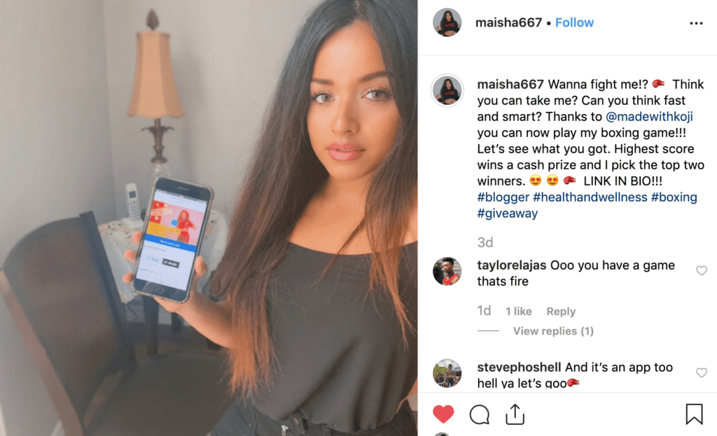 Rising Star @Maisha667 Delights 100k Fans with Custom Game - Koji Blog